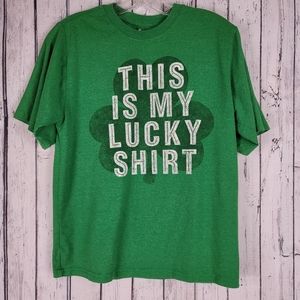 This Is My Lucky Tee Shirt St Patrick's Day Irish